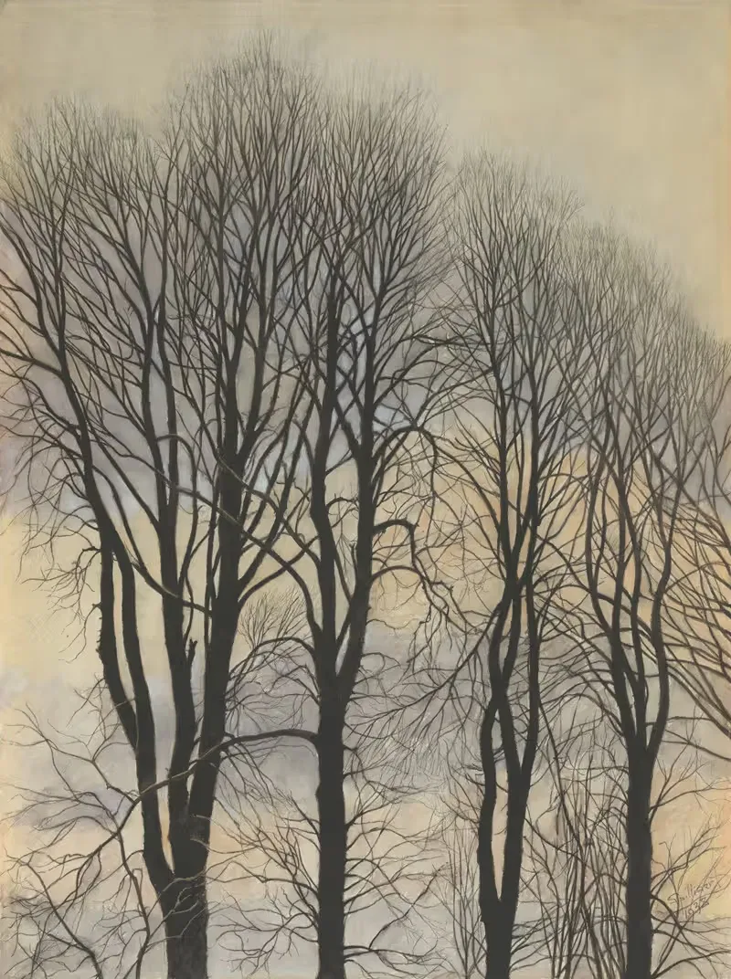 Arbre et Ciel by Léon Spilliaert, 1938 — digital art print download