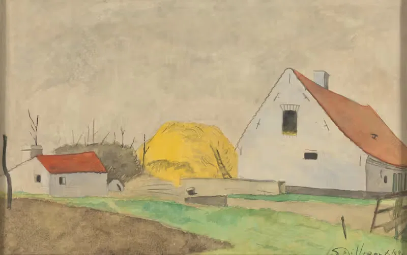Boerderij langsheen de Gistelse Steenweg — Léon Spilliaert