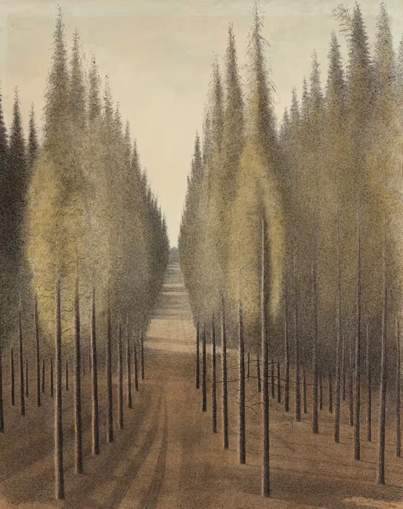 Пожарная лестница by Леон Спиллиарт, 1944 — digital art print download