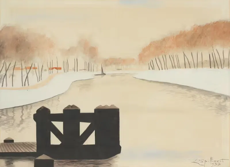 De Keignaertkreek in Zandvoorde — Léon Spilliaert