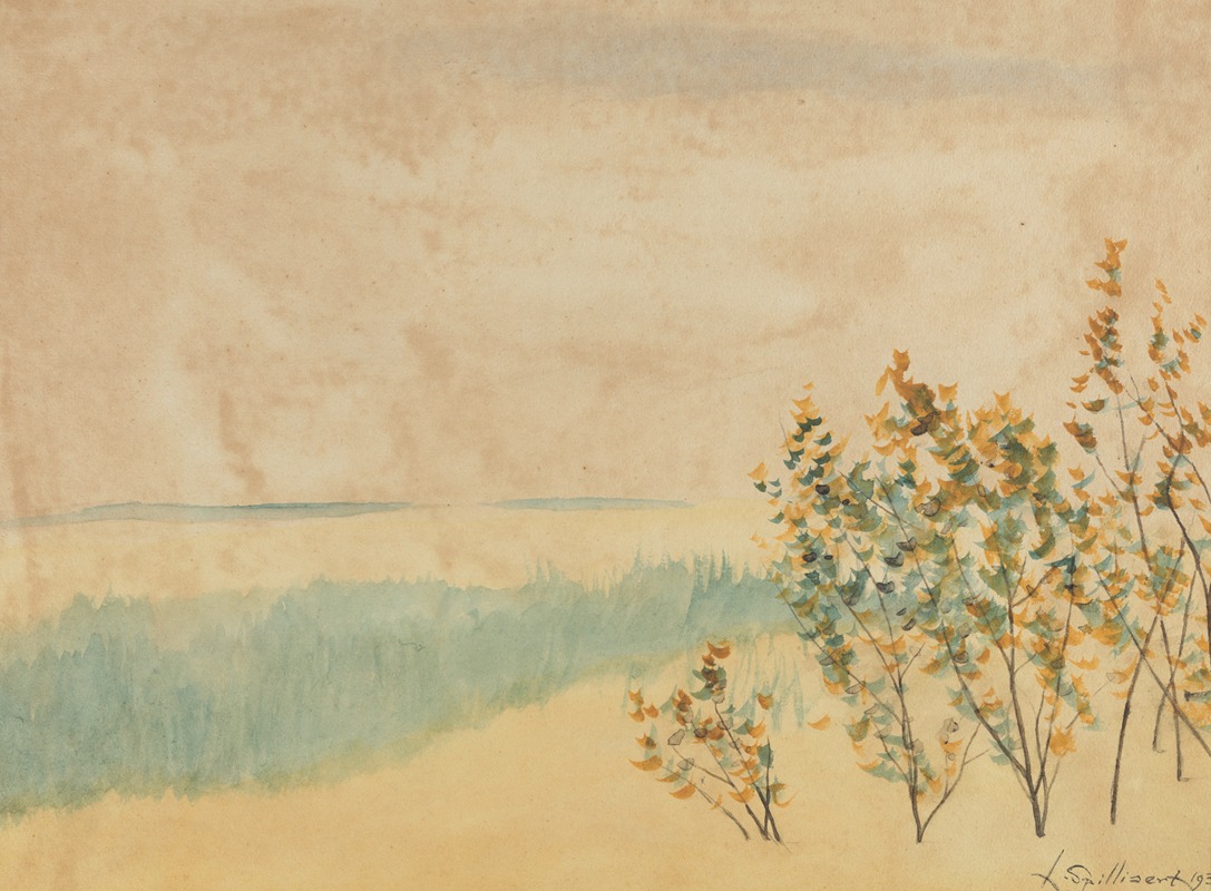 Пейзаж by Леон Спиллиарт, 1930 — digital art print download