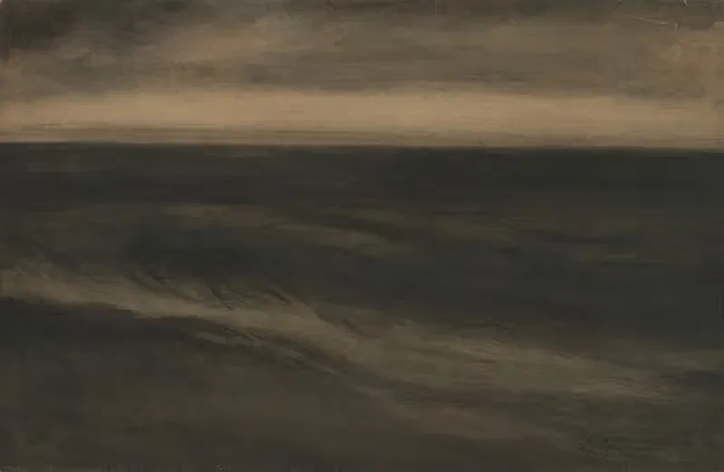 Черный морской пейзаж by Леон Спиллиарт, 1900 — digital art print download