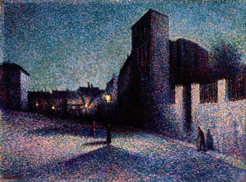 Улица Равиньян, Париж by Максимильен Люс, 1893 — digital art print download