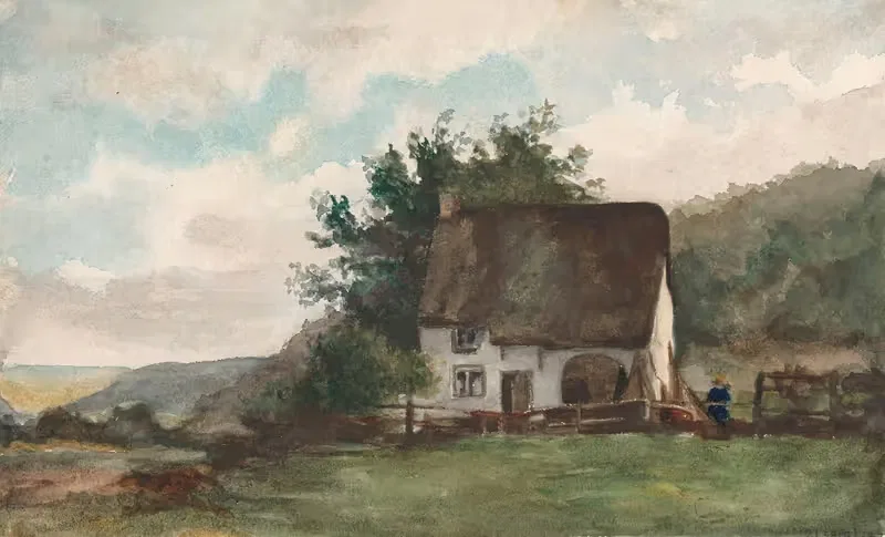 Landscape with a House 2 by Nicaise De Keyser — digital art print download