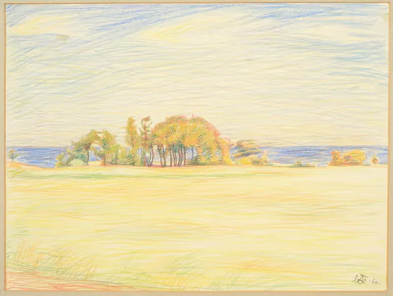 Rutja maastik by Nikolai Triik, 1930 — digital art print download