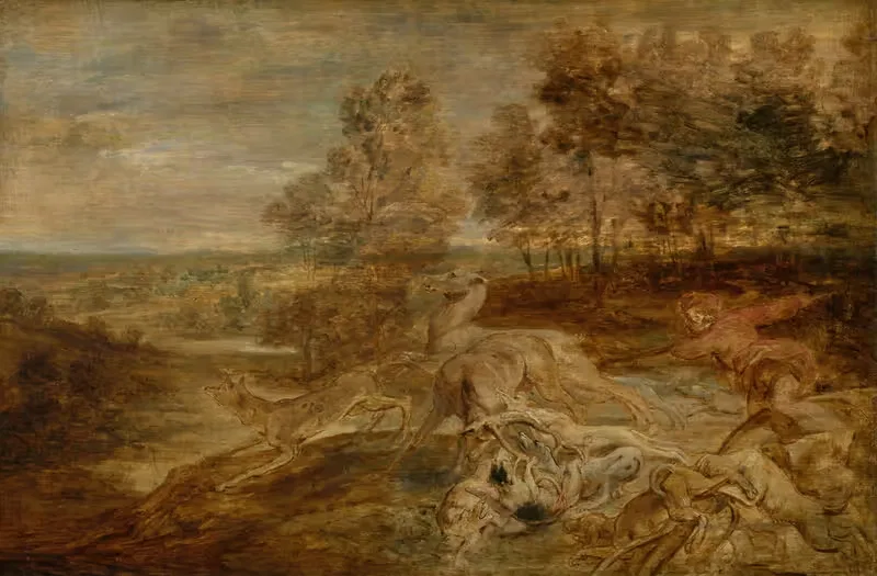 The Deer Hunt by Peter Paul Rubens — digital art print download