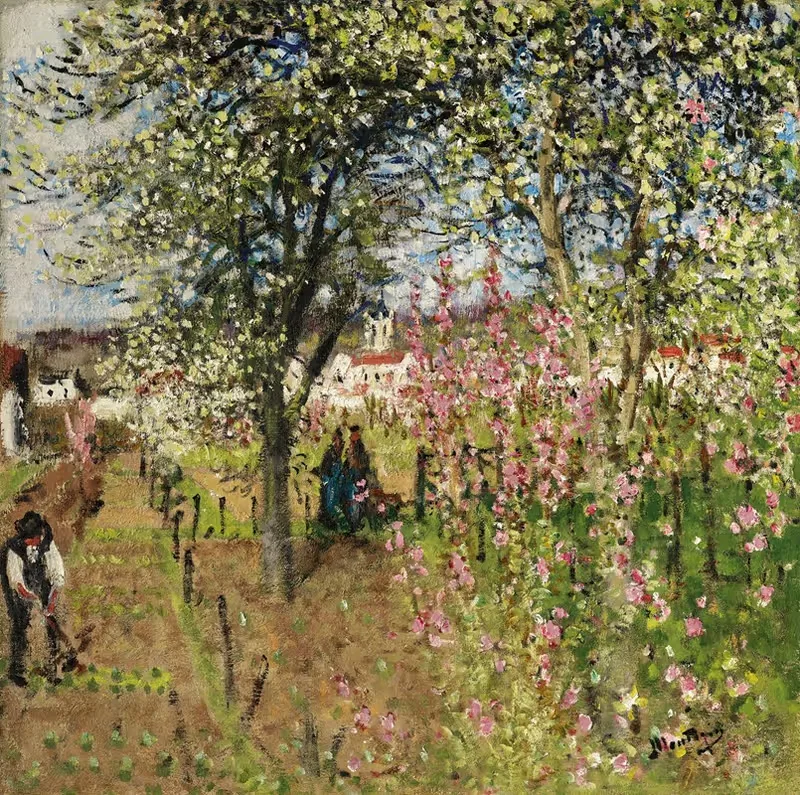 Le Printemps à Moret by Pierre-Eugène Montézin — digital art print download