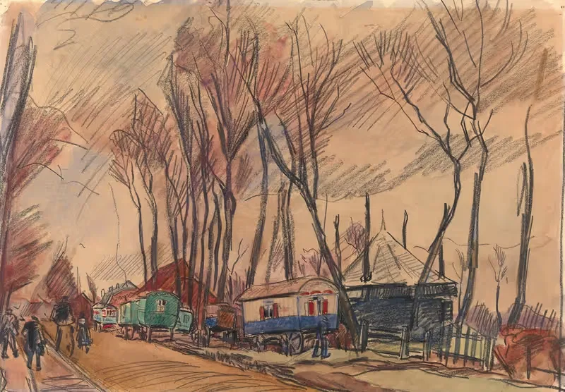 Road in the Rain – Amersfoort — Rik Wouters