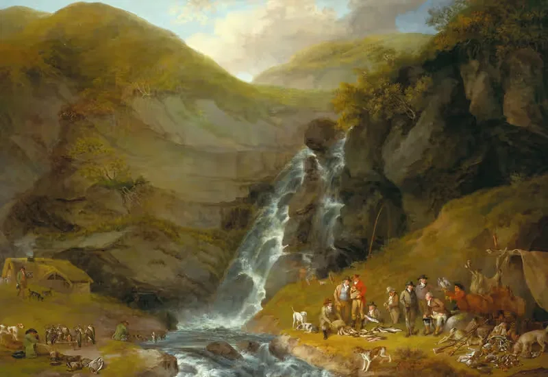 The Display on the Return to Dulnon Camp, August 1786 — Sawrey Gilpin