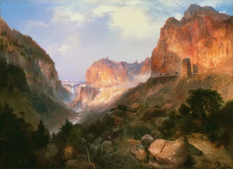 Golden Gate, Yellowstone National Park — Thomas Moran