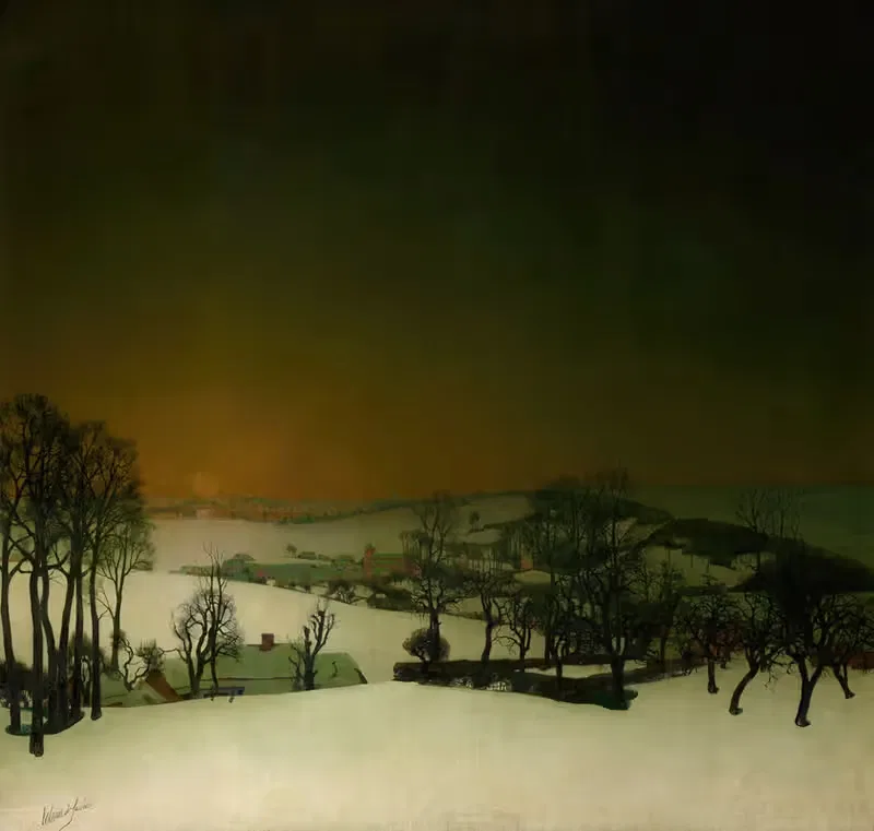Снег во Фландрии by Валериус де Саделер, 1928 — digital art print download