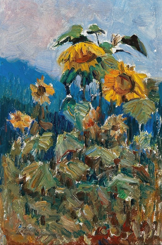 Study of Sunflowers by Мари Эгнер — digital art print download