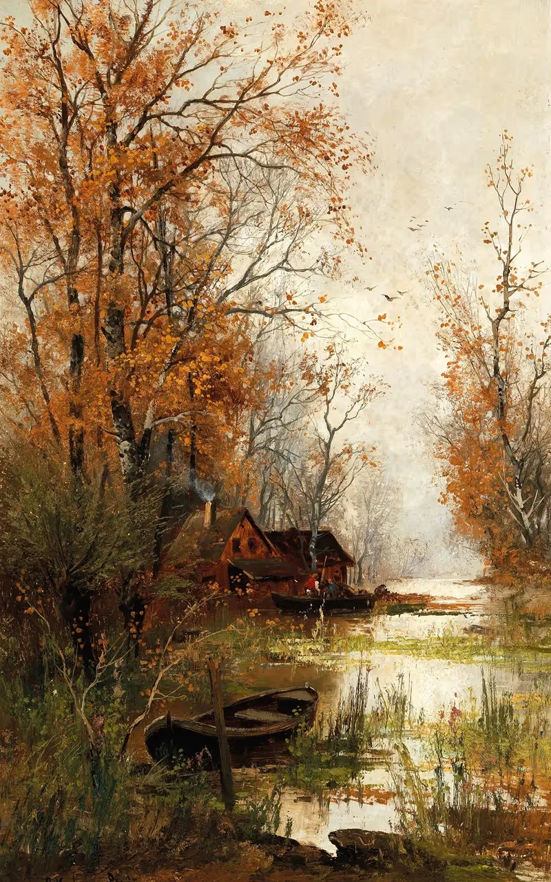 Im Wald von Fontainebleau — Adolf Kaufmann
