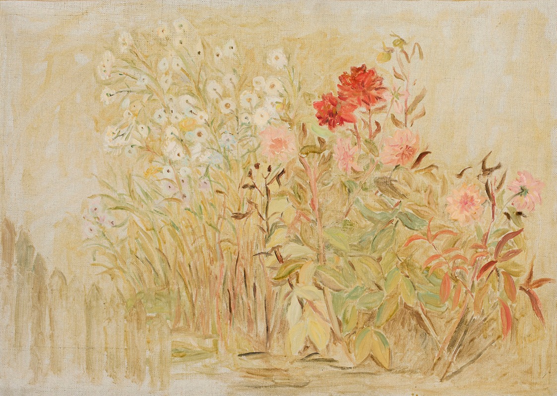 Small garden by Тадеуш Маковский, 1922 — digital art print download