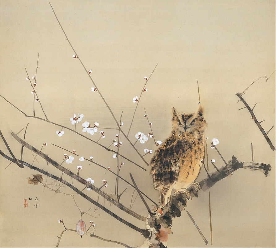 Early Plum Blossoms by Nishimura Goun, 1936 — digital art print download