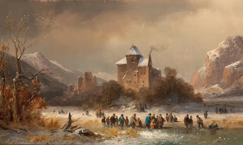 Ruine Kropfsberg und Schloß Lichtwert — Anton Doll