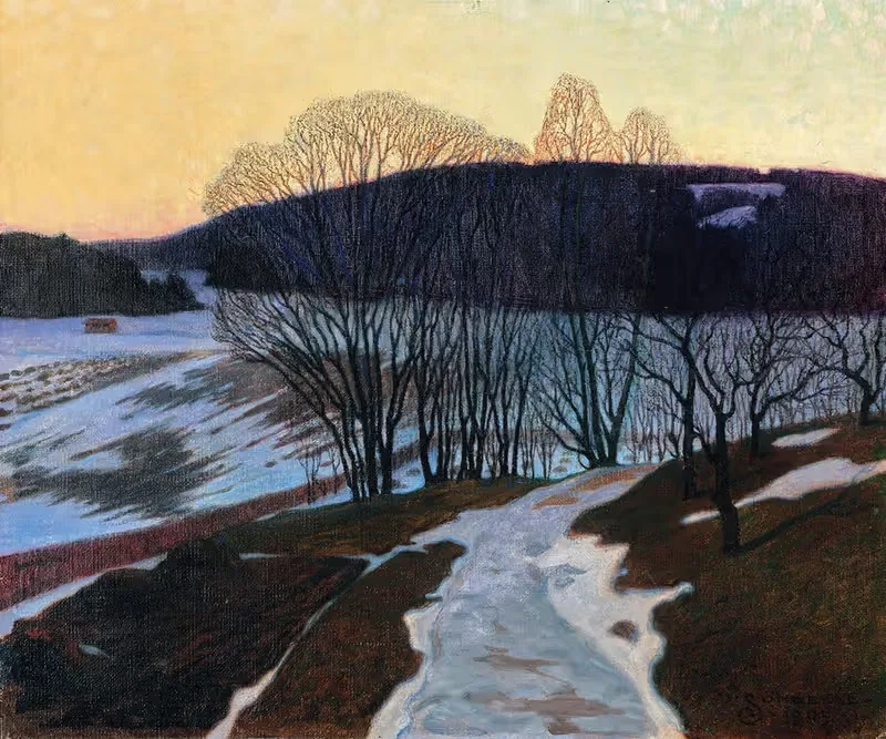 Априловечер; апрельский вечер by Арвид Вернер Сундблад, 1905 — digital art print download