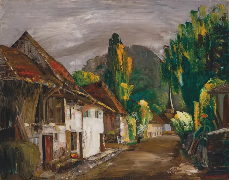 Пейзаж. Верхняя Савойя by Борис Григорьев — digital art print download