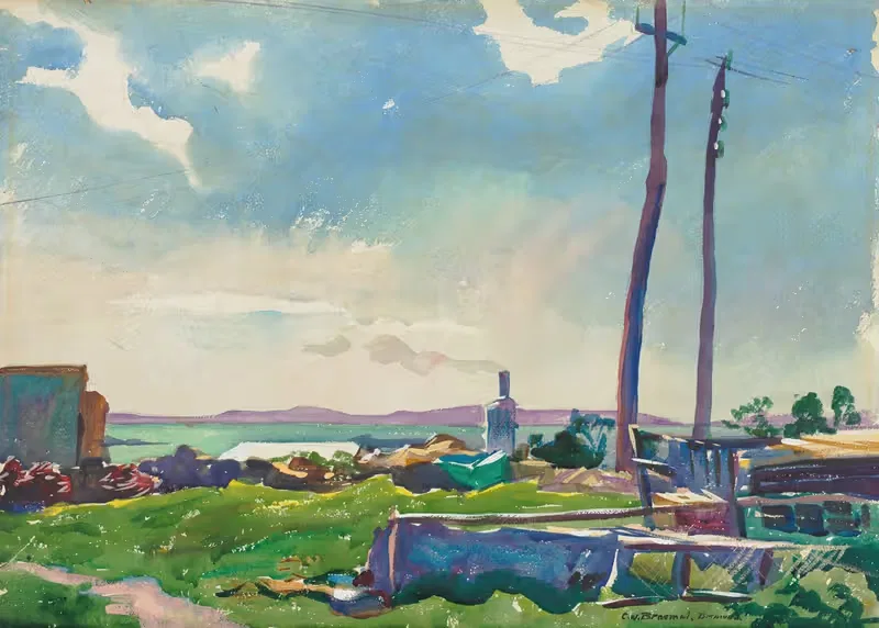 Воздух и солнце by Карл Уильям Броемель, 1924 — digital art print download