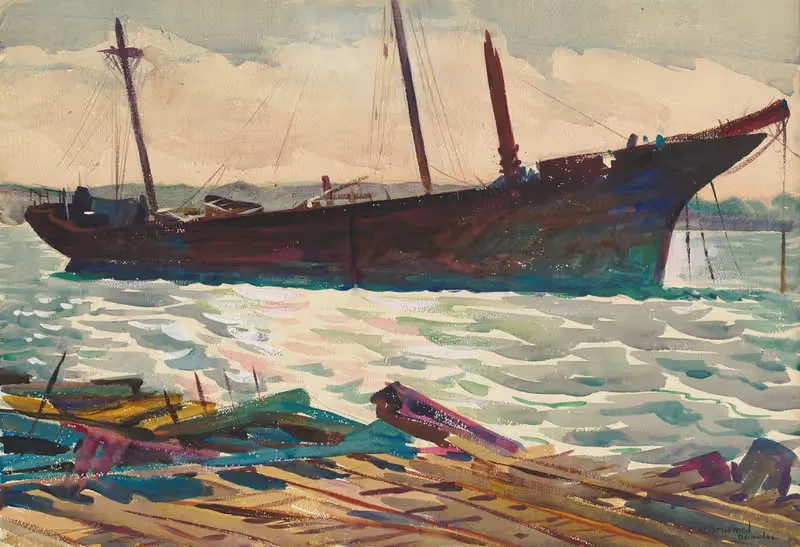 Танцующий свет утра by Карл Уильям Броемель, c. 1925 — digital art print download