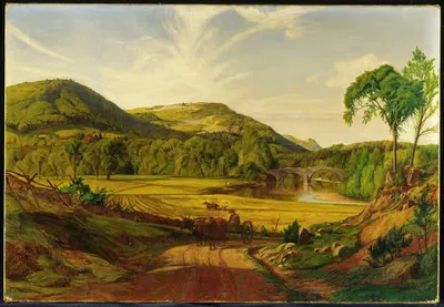 Leeds Bridge by Charles Herbert Moore, 1868 — digital art print download