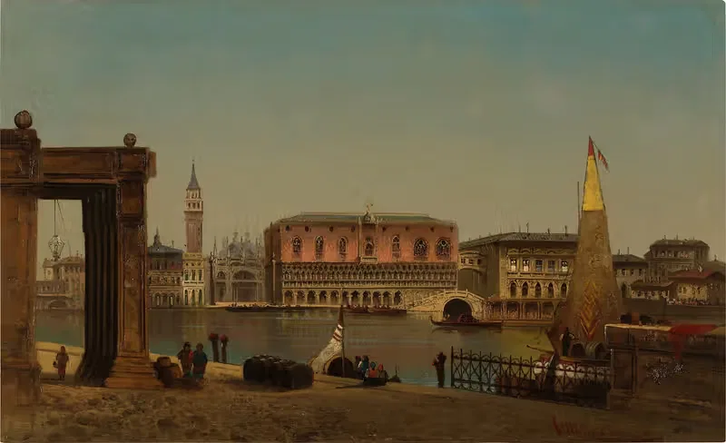View of Venice by Charles Marchand, 1882 — digital art print download