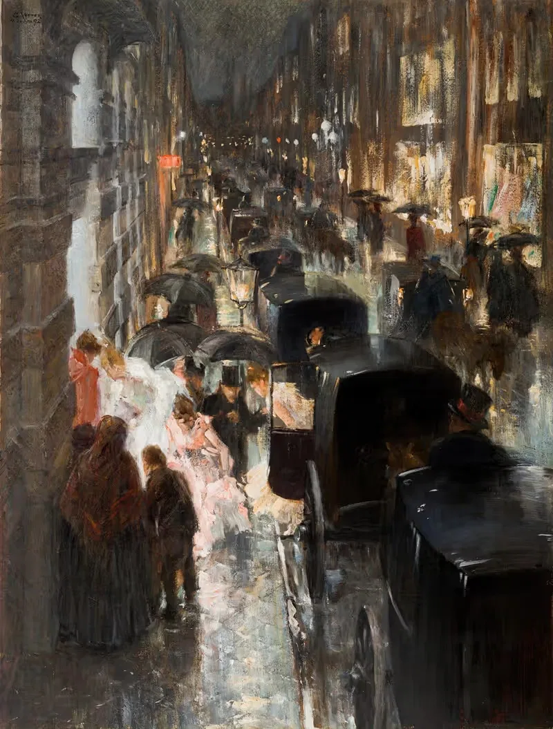 München – Auf dem Weg zum Ball — Charles Vetter