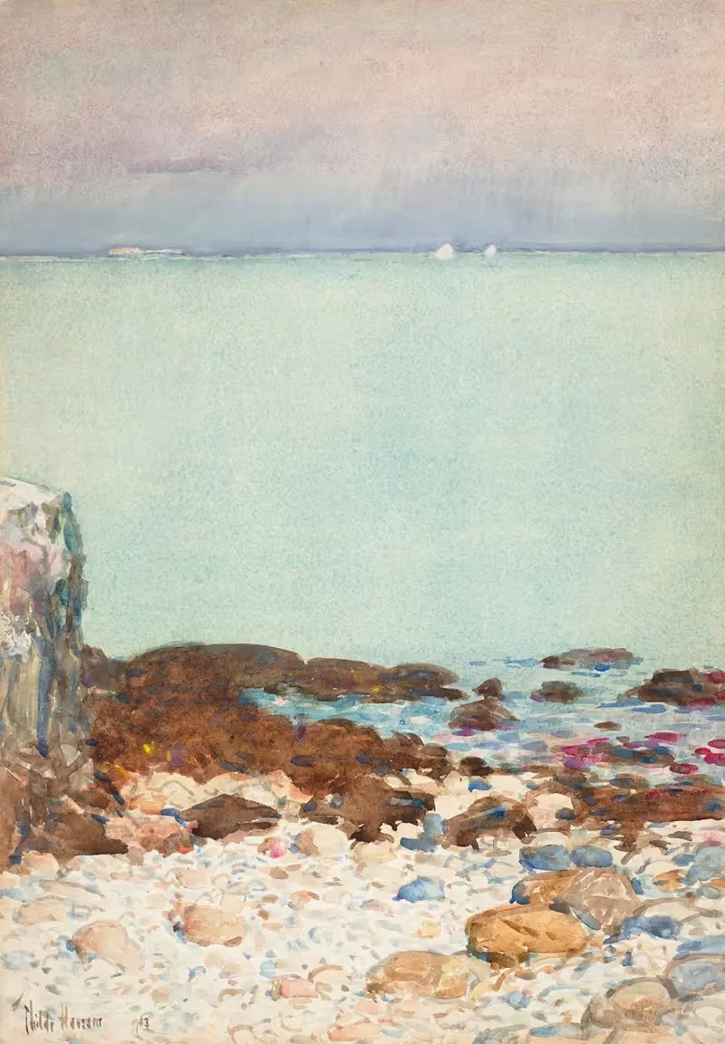 Low Tide, Isles of Shoals — Childe Hassam