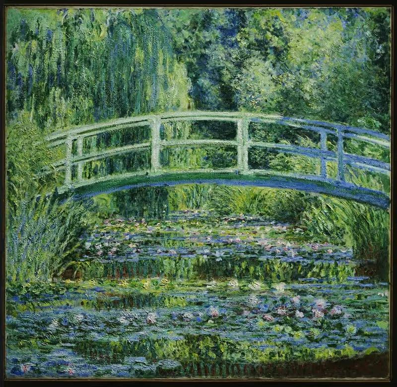 Water Lilies and Japanese Bridge — Claude Monet