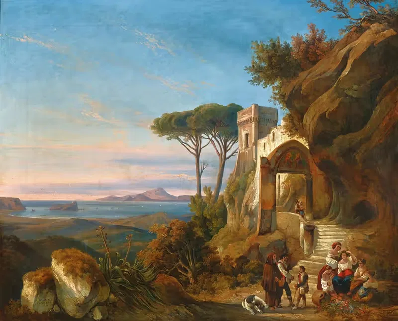 Мыс Мизено by Консальво Карелли, 1849 — digital art print download