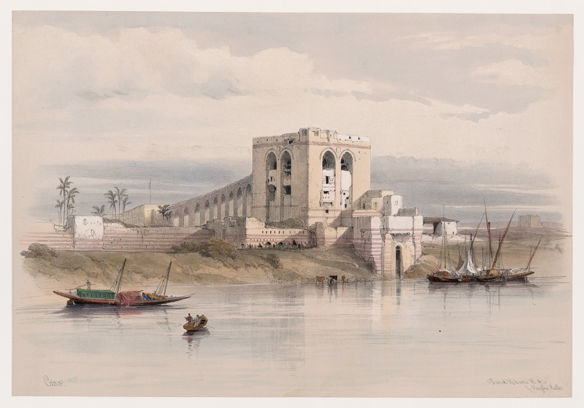 Cairo. by David Roberts, 1846-1849 — digital art print download