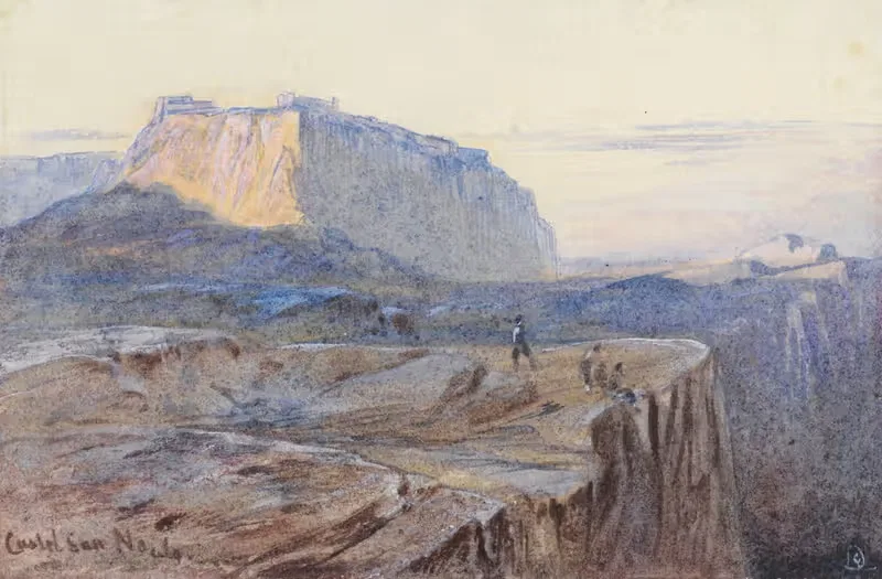 Castel San Niceto, Calabria — Edward Lear