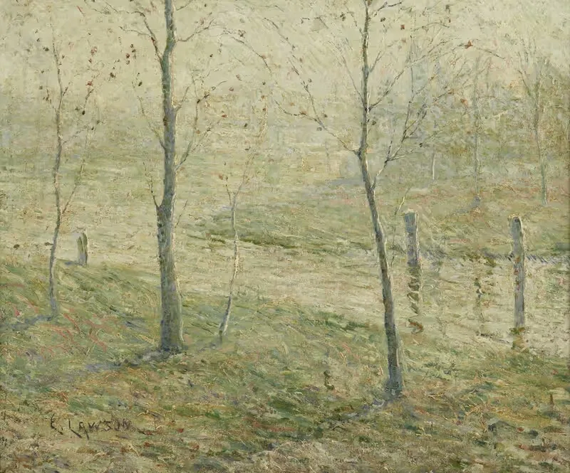 Утренний туман by Эрнест Лоусон, 1904 — digital art print download