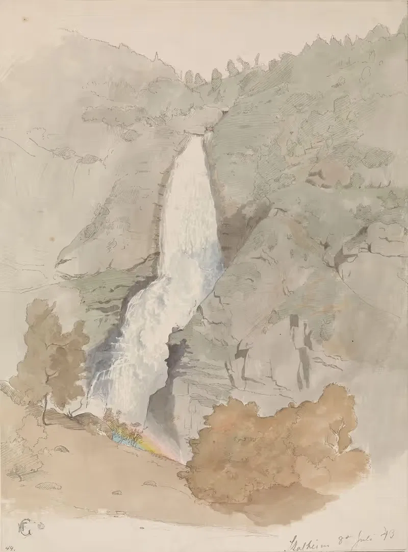Сивлефосс, Сталхейм by Ханс Гуде, 1843 — digital art print download