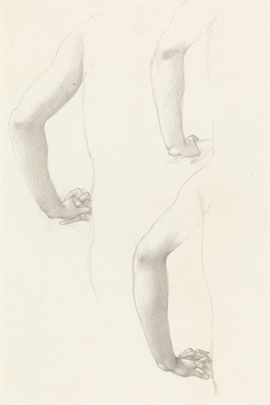 Studies of an Arm and Hands — Sir Edward Coley Burne-Jones