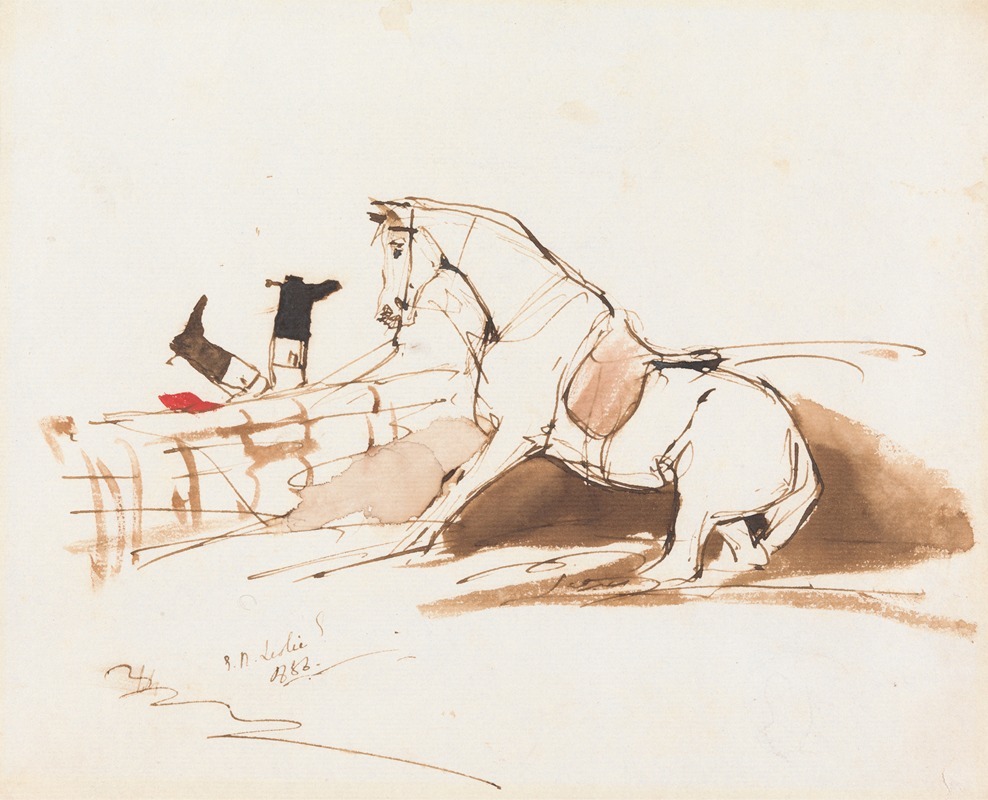 A Hunting Accident by Сэр Эдвин Генри Ландсир, 1836 — digital art print download