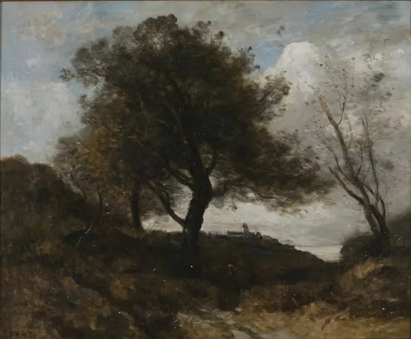 Сувенир из Нормандии by Жан-Батист-Камиль Коро — digital art print download