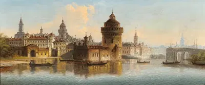 Le Havre, Seine, Frankreich by Johann Wilhelm Jankowsky — digital art print download