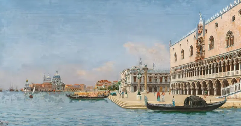Venice, Palazzo Ducale by Luciano Contento — digital art print download