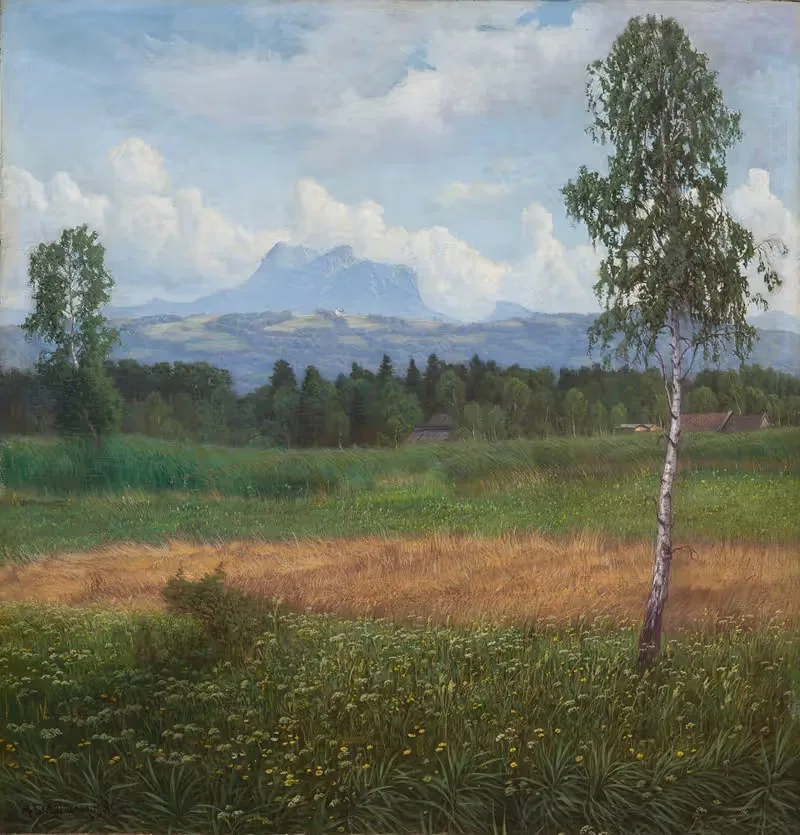 Вид на Хойберг by Михаэль Ликледерер, 1936 — digital art print download