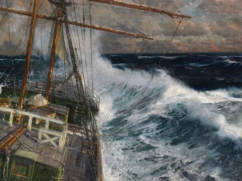 Auf hoher See by Michael Zeno Diemer — digital art print download
