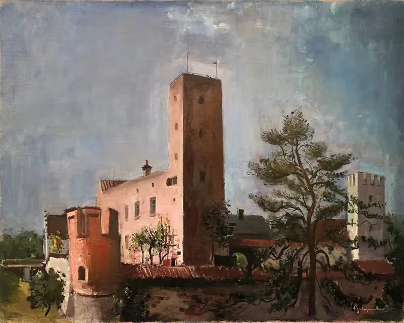 urg Grünwald bei München by Otto Geigenberger, 1941 — digital art print download