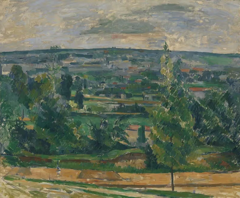 Landscape from Jas de Bouffan by Paul Cézanne — digital art print download