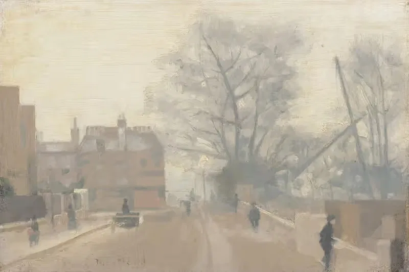 Cheyne Walk in Winter by Paul Fordyce Maitland — digital art print download
