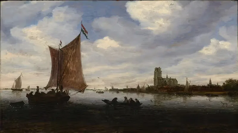 View of Dordrecht — Salomon van Ruysdael