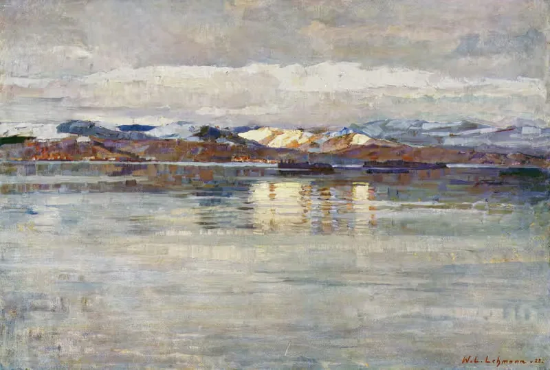 Winterstimmung am Zürichsee — Wilhelm Ludwig Lehmann