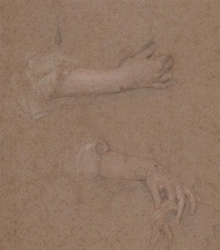 Drawings of Hands by Сэр Питер Лели — digital art print download
