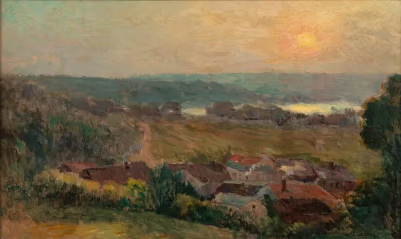 La Seine à Issy-les-Moulineaux — Albert Lebourg