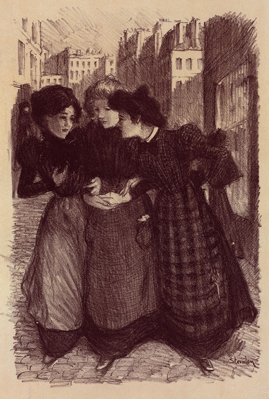 Dessin original pour les 'Maîtres de l'Affiche' — Théophile Alexandre Steinlen