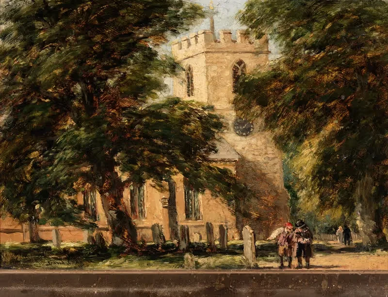 Harborne Church, near Birmingham — David Cox